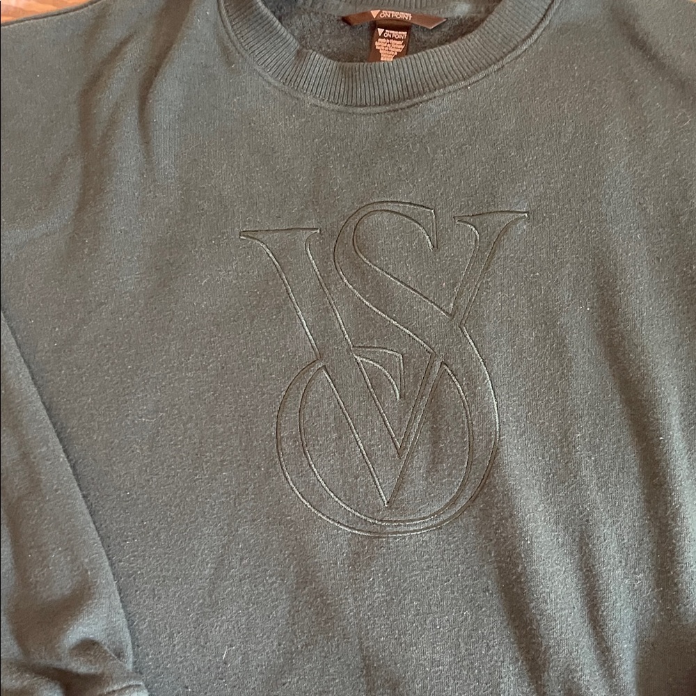 Victoria's Secret Crewneck Sweater in Deep Green - Picture 3 of 4